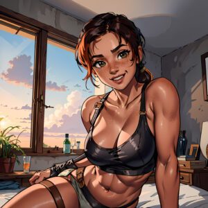 Adventure Girl 03 - AI generated with Stable Diffusion by WinoAI.art