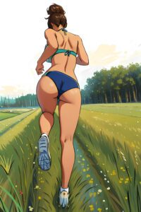 Running Outdoors Vol.1 - AI generated with Stable Diffusion by WinoAI.art