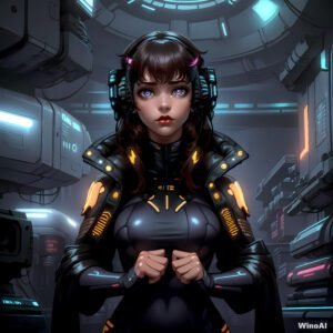 CyberGirl 05 - AI generated NSFW art by WinoAI.