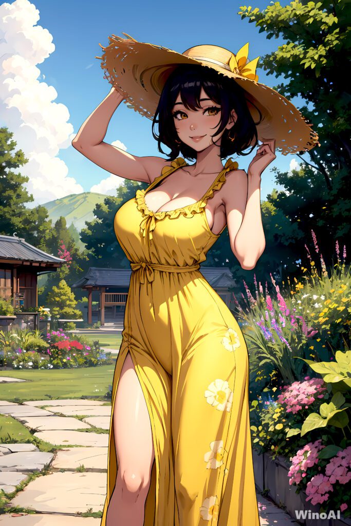 Kawaii Yellow Dress 01